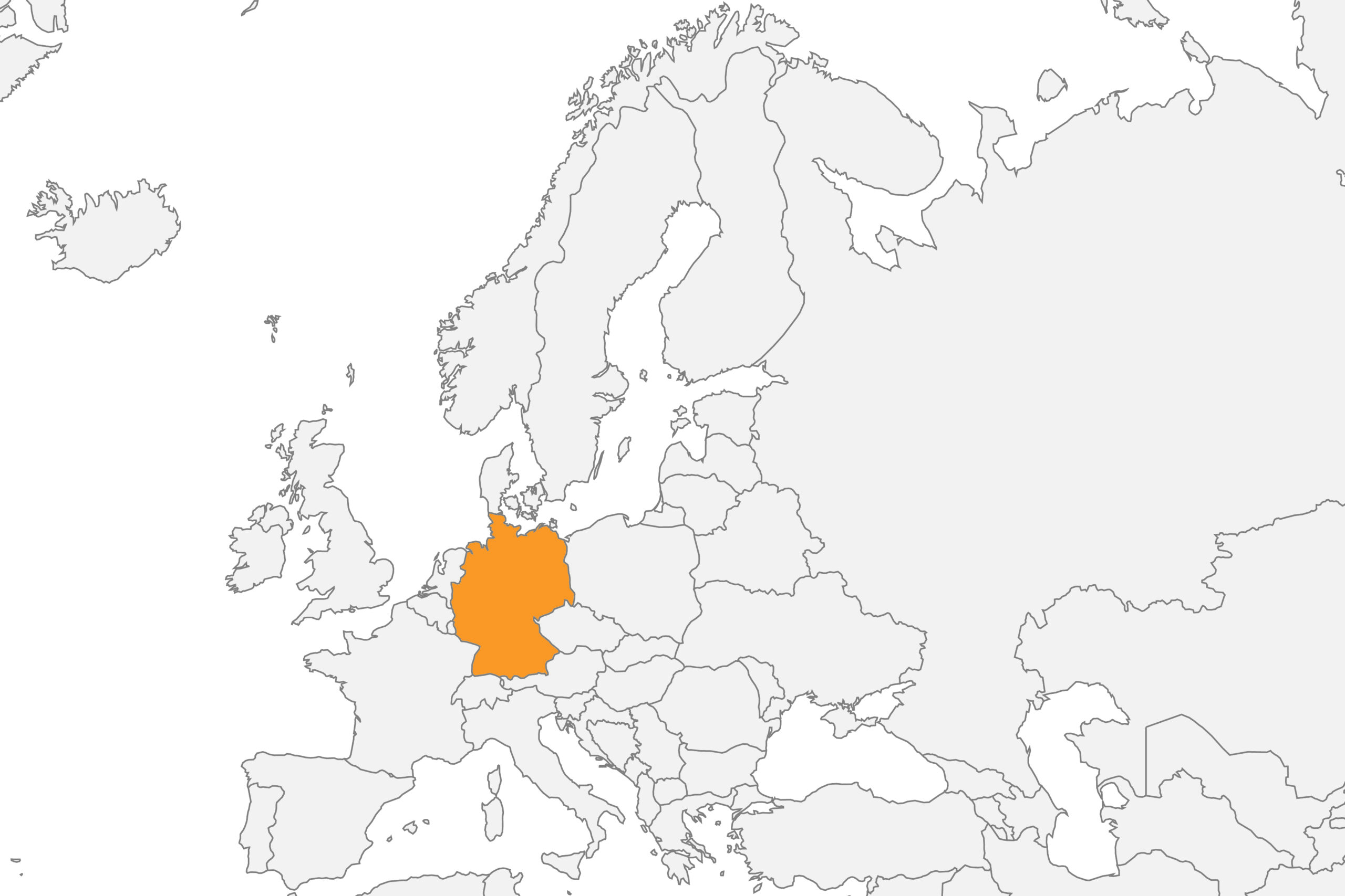 Map of Germany location