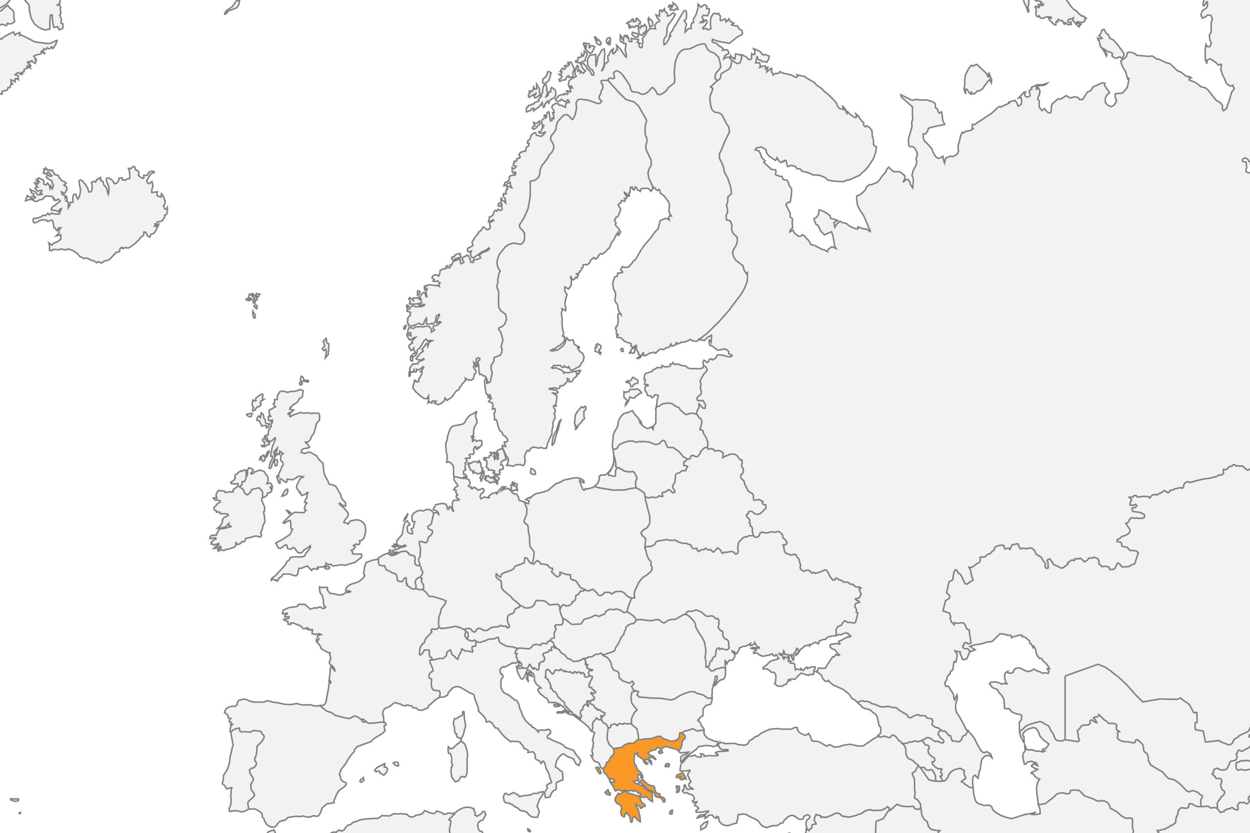 Map of Greece location