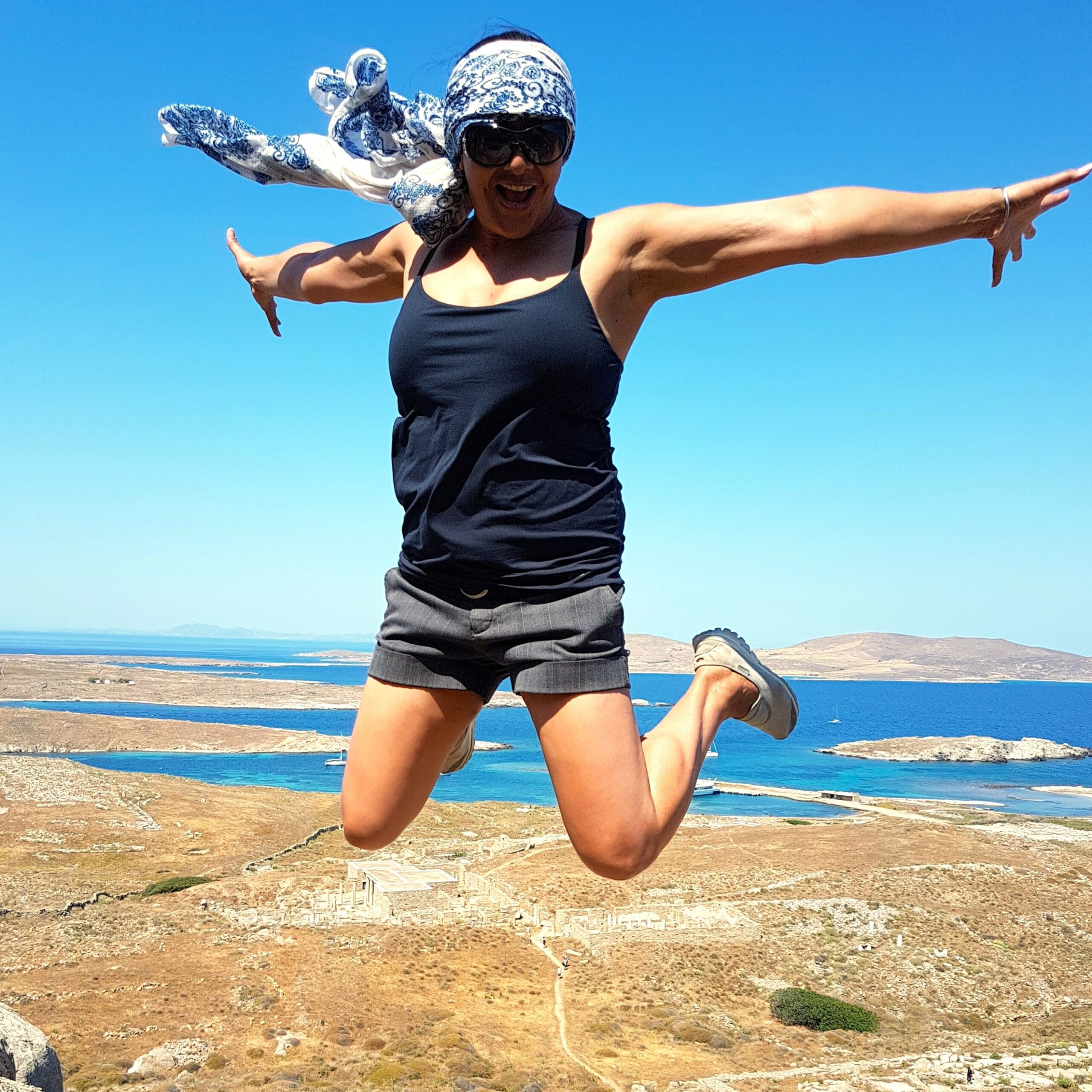 Leaping in Greece!