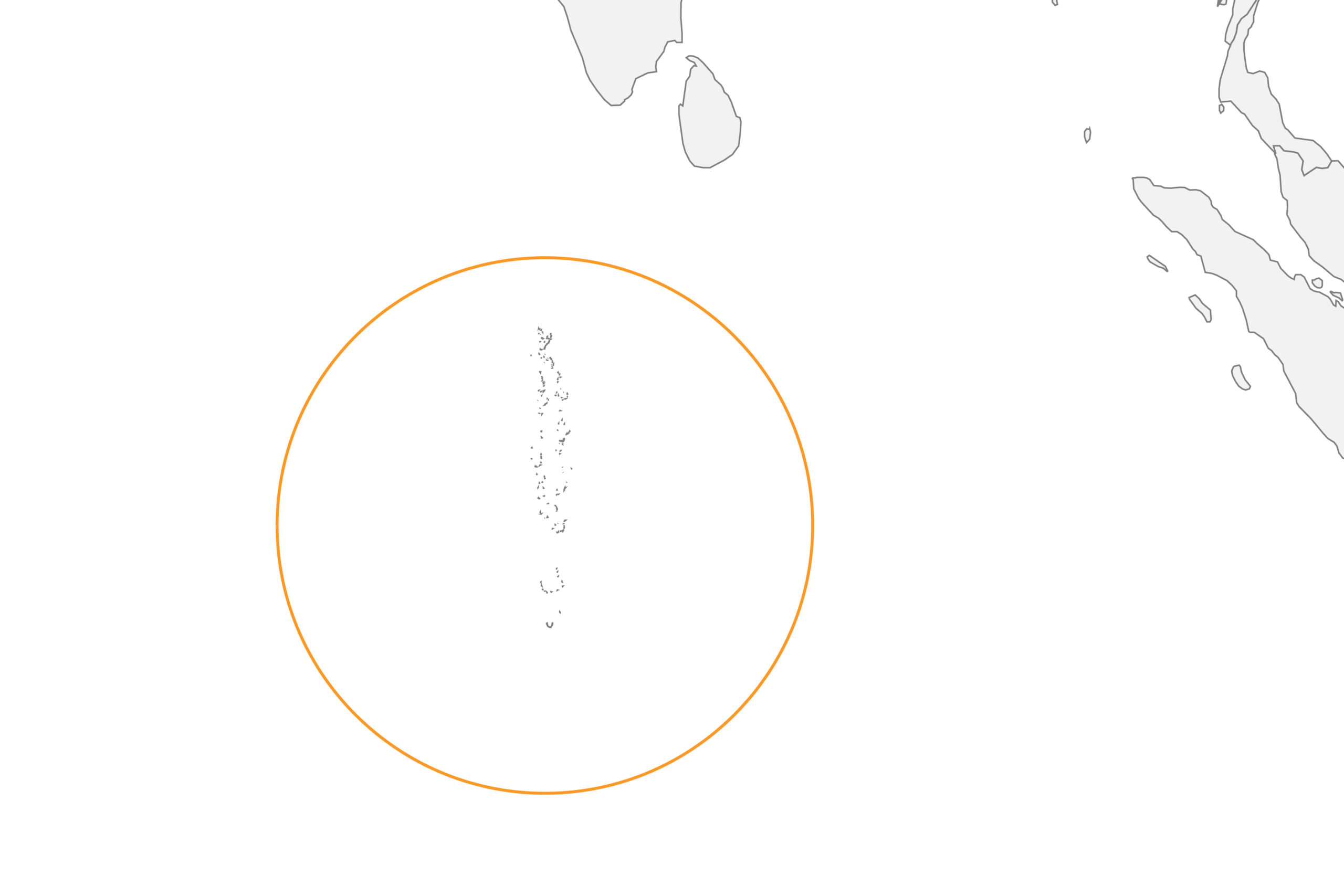 Map Maldives location