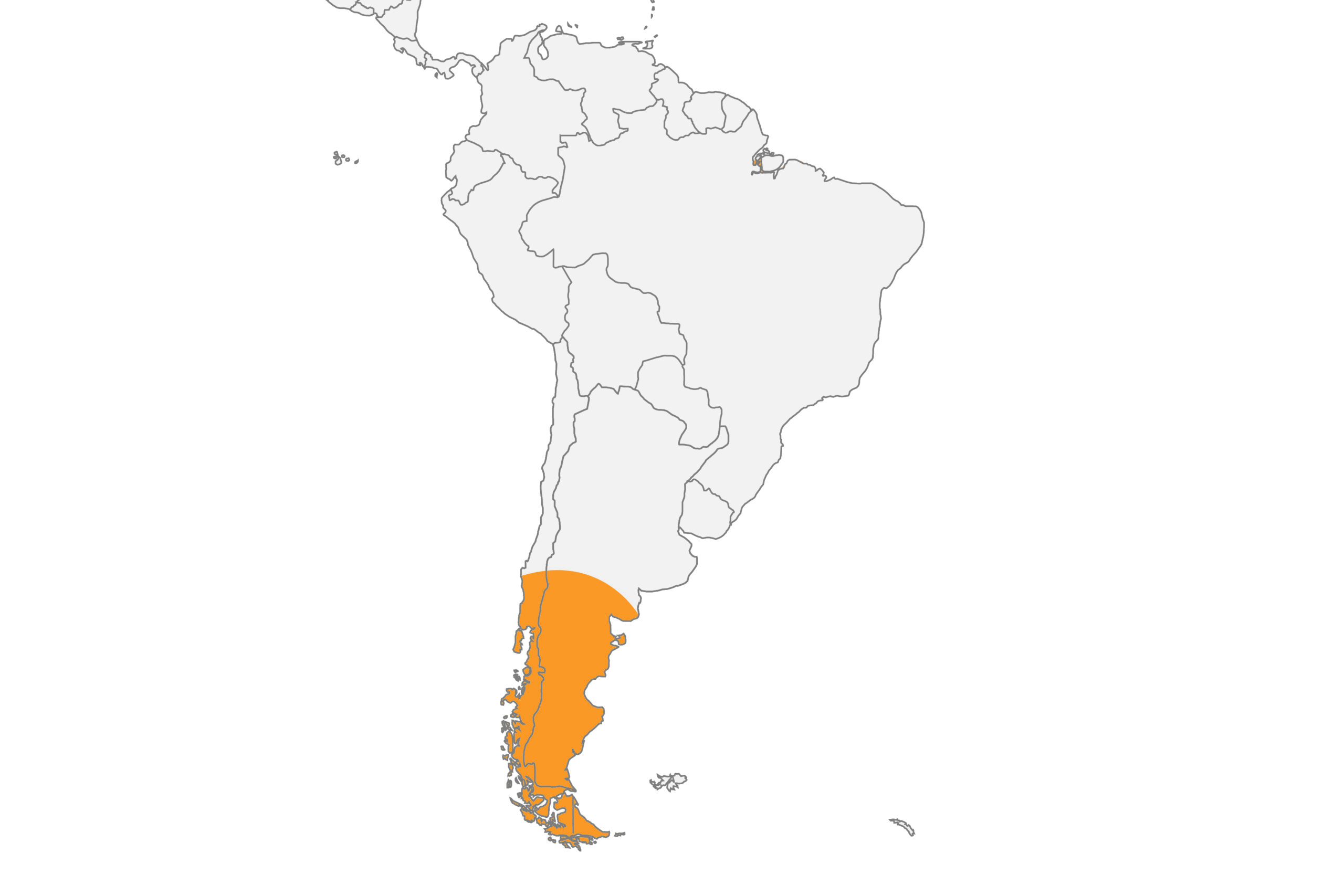 Map of Patagonia location