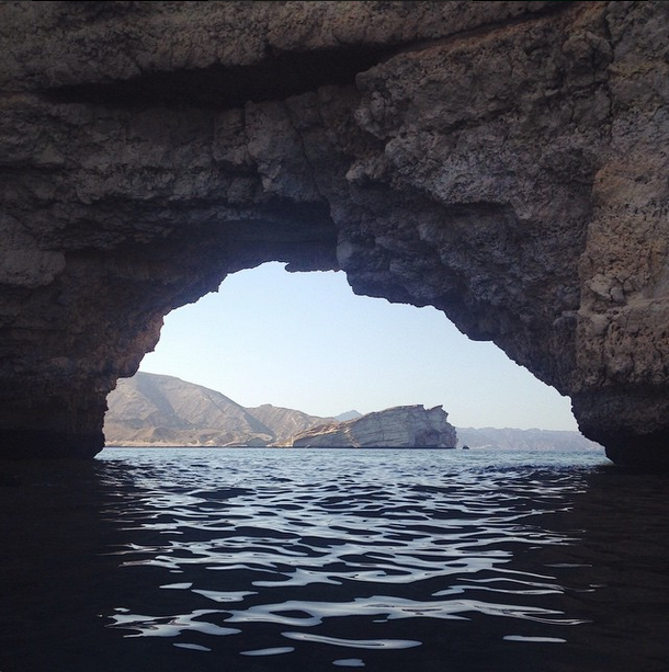 On the Arabian sea outside Shangri La Barr al Jissah